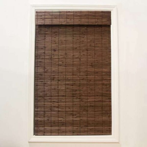 Wood Roller Shades Light Filtering Window Roman Blinds