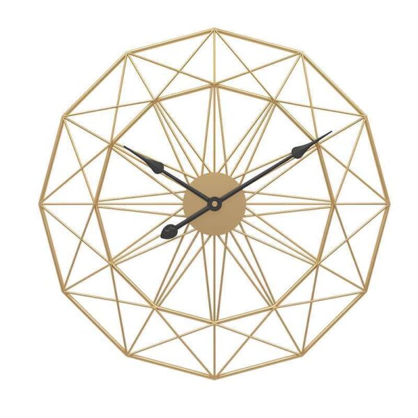 Gold Iron Mute Silent Wall Clocks