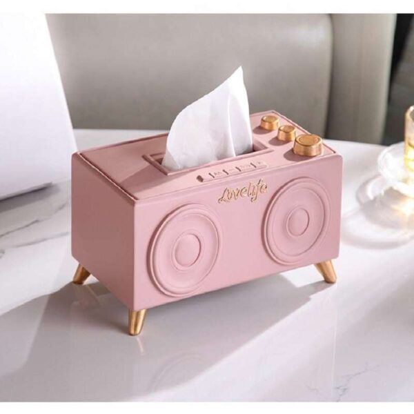 Retro Radio shape tissue box