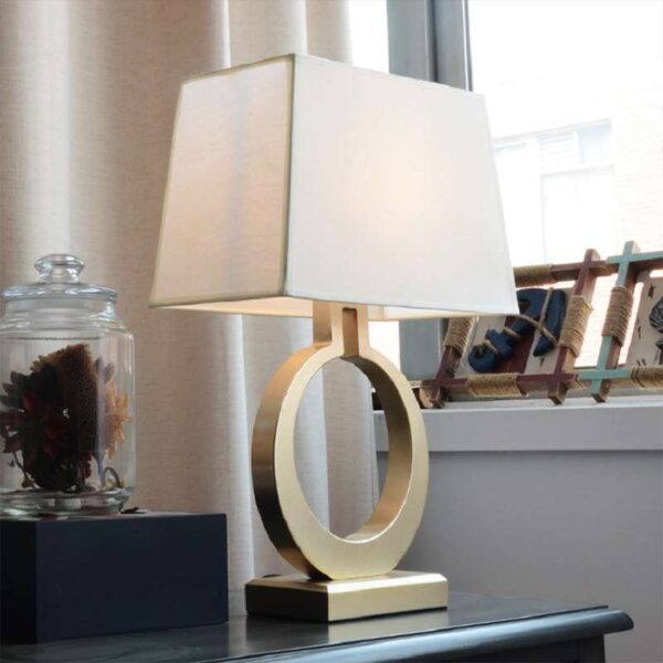 Decorative art metal table lampshade