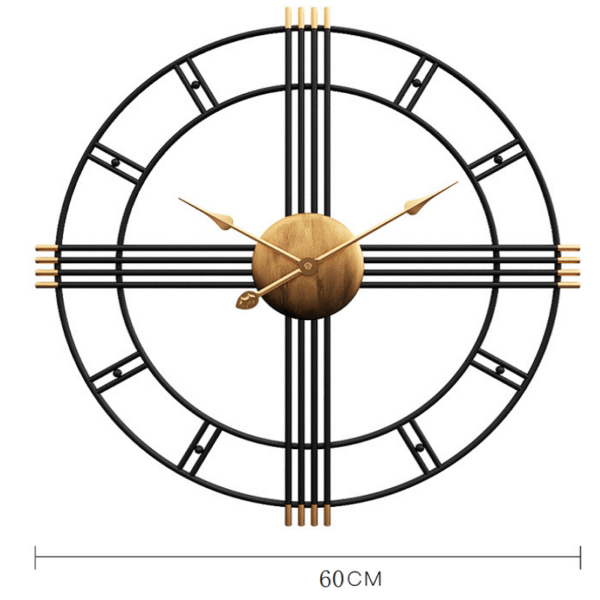 3D Hollow Non-Ticking Roman Numeral