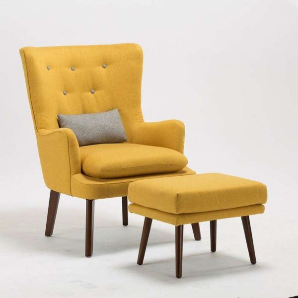 Italian modern style glass table & chair
