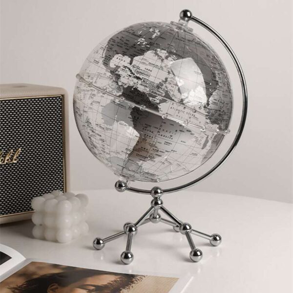 Modern Light Luxury Transparent Earth Globe