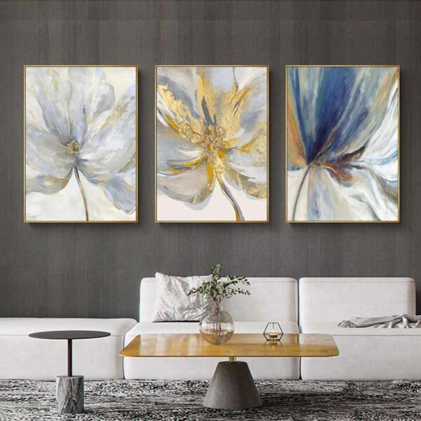 Canvas Feather Decorative Picture hand-painted oil paintings