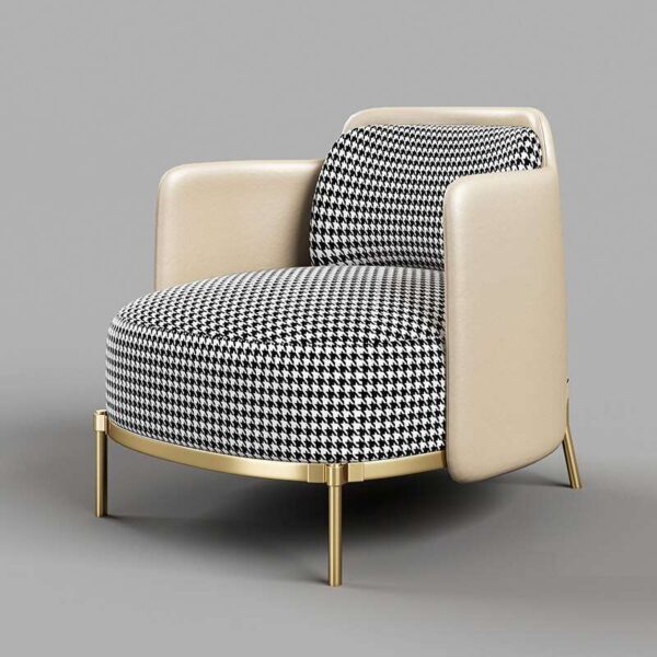 Living Room Fabric leather Lounge Single Chairs