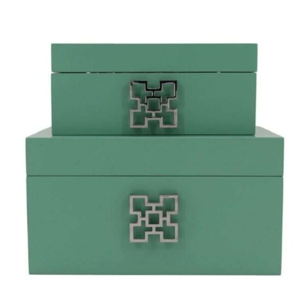 Wooden Jewelry Set Box Luxury Treasure Box